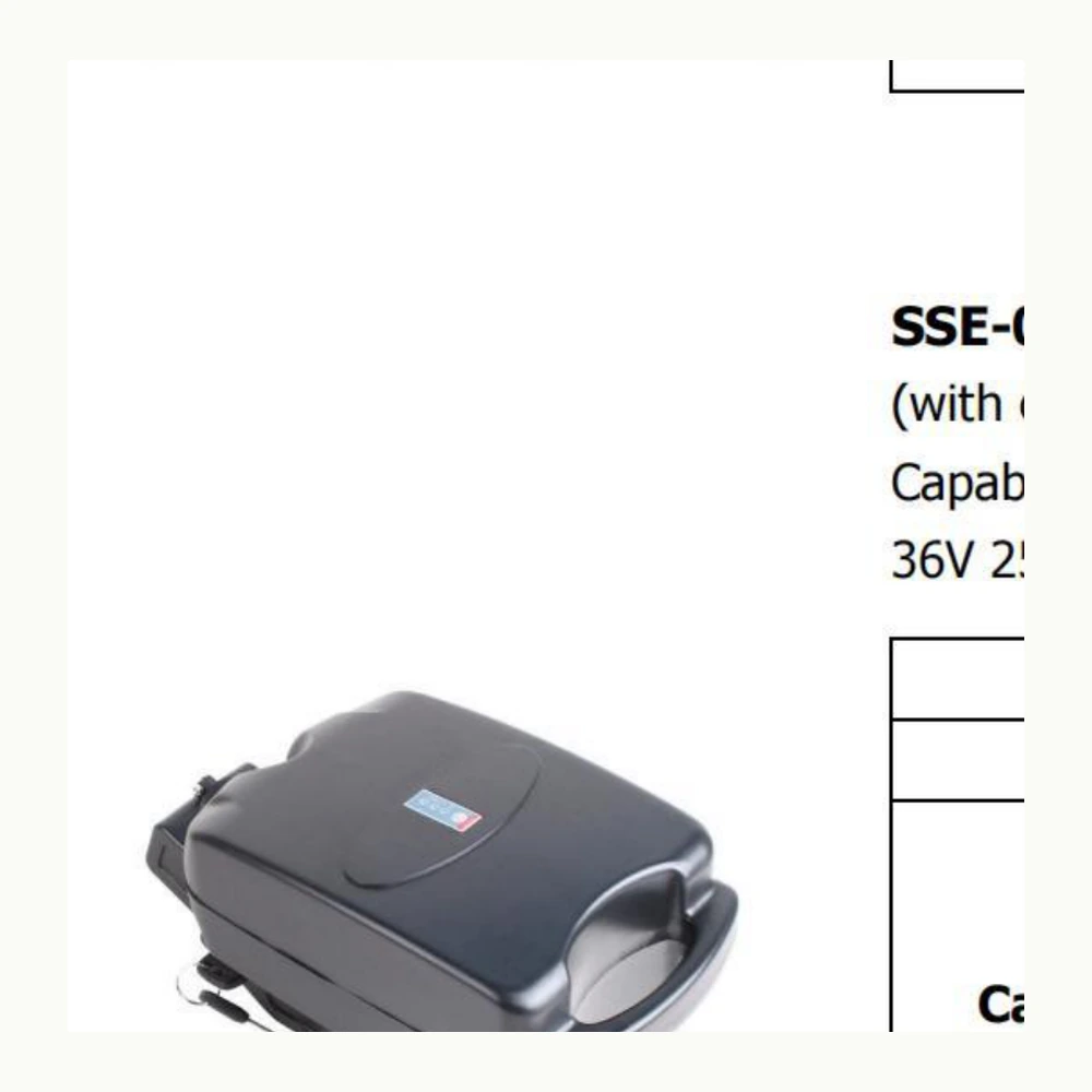36V Frog Electric Bicycle Lithium Battery